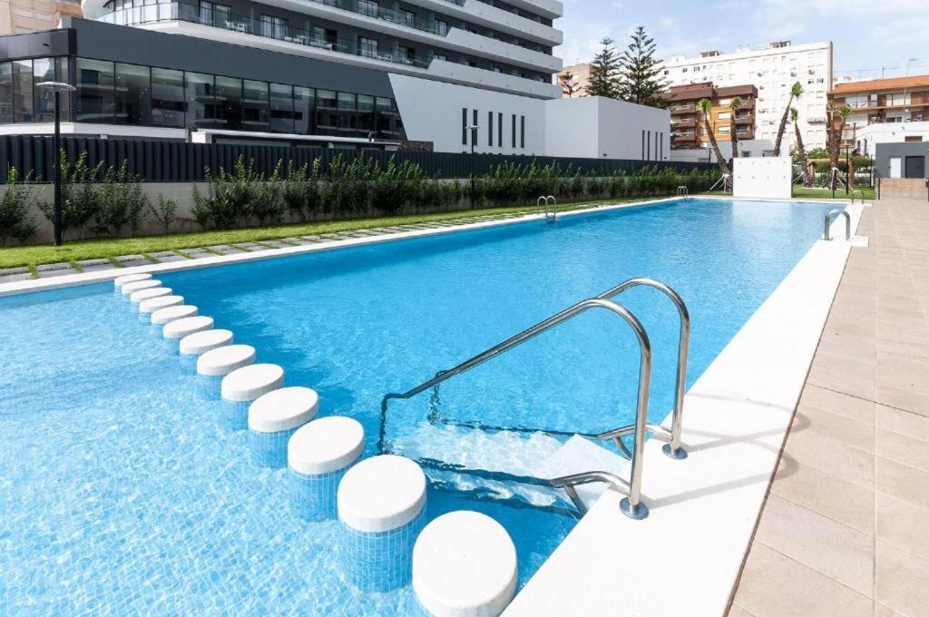 Apartamento Nuevo Junto Al Mar Con Plaza De Garaje!! Perfecto Para Familias Playa de Gandia Extérieur photo